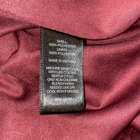 Express burgundy dress size 0 new with tags - Picture 11 of 12